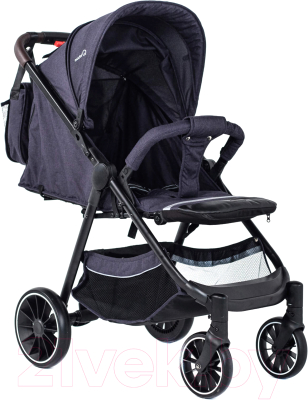 Детская прогулочная коляска Bubago Model Q (Purple)
