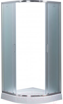 Душевой уголок Aquanet Полукруглый 80x80 / SE-800Q (узорчатое стекло) — фото 2