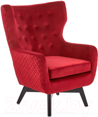 Кресло мягкое Halmar Marvel (бордовый/черный)