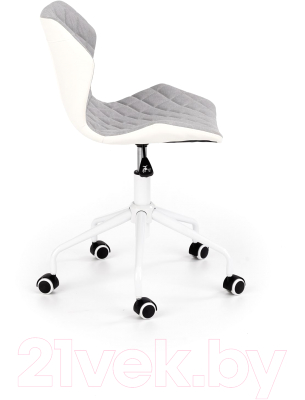 Кресло офисное Halmar Matrix 3 (серо-белый)