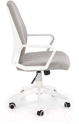 Кресло офисное Halmar Spin 2 (белый/светло-серый)
