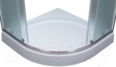 Душевой уголок Aquanet Полукруглый 90x90 / SE-900Q (узорчатое стекло)