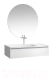 Миниатюра изображения товара Тумба под умывальник Belux Фаворит НП120-01 (1, белый глянцевый)