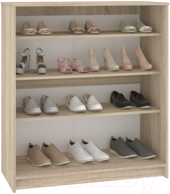 Шкаф для обуви Кортекс-мебель Сенатор ШК41 Классика ДСП (дуб сонома)