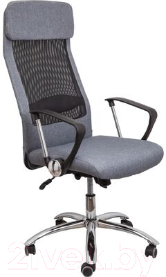 Кресло офисное Седия Ergo (ткань/сетка, серый/черный)