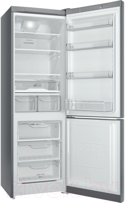 Холодильник с морозильником Indesit ITF 118 X