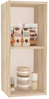 Шкаф навесной для кухни Кортекс-мебель Корнелия Ретро ВШ30ст (дуб сонома)