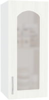 Шкаф навесной для кухни Кортекс-мебель Корнелия Ретро ВШ30ст (ясень белый) - 
