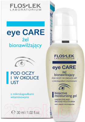 

Гель для век Floslek, Eye Care Arnica Eye Gel for Dark Circles and Puffiness