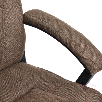 Кресло офисное Tetchair Bergamo ткань (хром/коричневый 3M7-147)