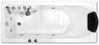 Ванна акриловая Gemy G9006-1.7 B L (с гидромассажем) - 