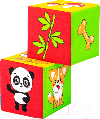 Изображение товара Развивающая игрушка Мякиши Кто что ест / 590