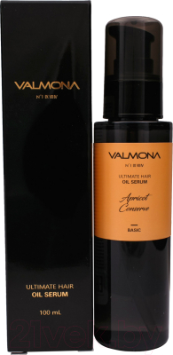 Сыворотка для волос Evas Valmona Ultimate Hair Oil Serum Apricot Conserve (100мл)
