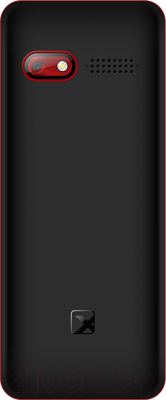 Мобильный телефон Texet TM-309 (черный/красный)