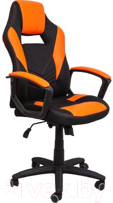 Кресло геймерское Седия Tiger (черный/оранжевый)