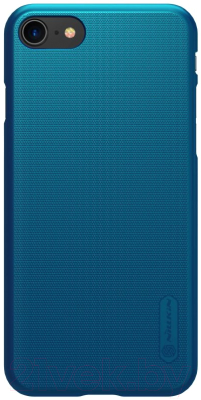 Чехол-накладка Nillkin Super Frosted Shield для iPhone 8/iPhone SE 2020 (синий)