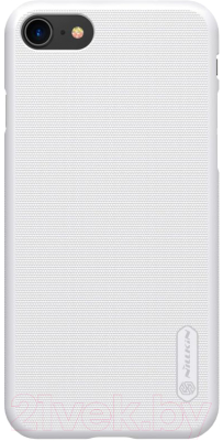 Чехол-накладка Nillkin Super Frosted Shield для iPhone 8/iPhone SE 2020 (белый)
