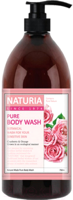 Гель для душа Evas Naturia Pure Body Wash Rose & Rosemary (750мл)
