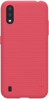 Чехол-накладка Nillkin Super Frosted Shield для Galaxy A01 (красный) - 