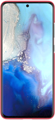 Чехол-накладка Nillkin Super Frosted Shield для Galaxy S20 Ultra (красный)