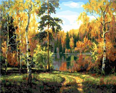 Картина по номерам Picasso Осенний лес (PC4050417)