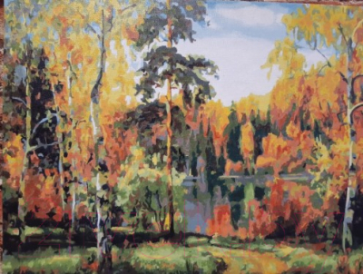 Картина по номерам Picasso Осенний лес (PC4050417)
