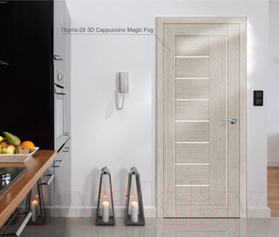 Дверь межкомнатная el'Porta 3D-Graf Порта-29 60x200 (Cappuccino)