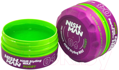 Воск для укладки волос NishMan Rugby 04 (100мл)