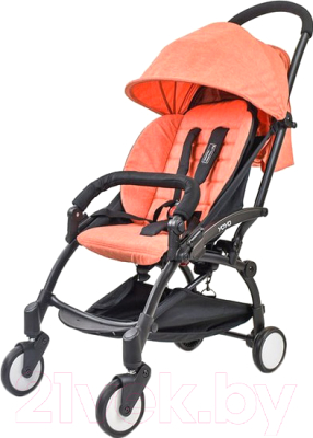 Детская прогулочная коляска LaBaby Yoya (оранжевый)