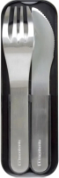 Набор столовых приборов для ланча Monbento MB Pocket / 1007 01 002 (черный) - 