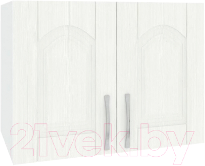 Шкаф под вытяжку Кортекс-мебель Корнелия Ретро ВШ50г-400 (ясень белый)