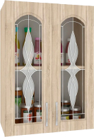Шкаф навесной для кухни Кортекс-мебель Корнелия Ретро ВШ50ст (дуб сонома) - 