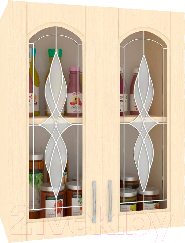 Шкаф навесной для кухни Кортекс-мебель Корнелия Ретро ВШ60ст