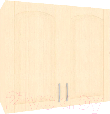 Шкаф навесной для кухни Кортекс-мебель Корнелия Ретро ВШ80 (венге светлый)