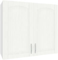 Шкаф навесной для кухни Кортекс-мебель Корнелия Ретро ВШ80 (ясень белый) - 