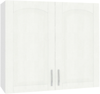 Шкаф навесной для кухни Кортекс-мебель Корнелия Ретро ВШ80с (ясень белый) - 