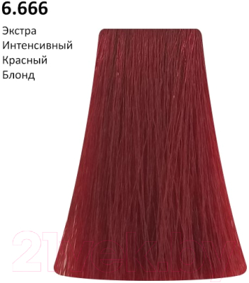 Крем-краска для волос BB One Picasso Colour Range 6.666 экстра интенс. темно-красный блонд (100мл)