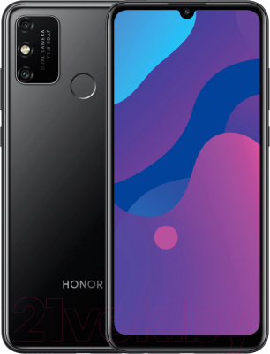 Смартфон Honor 9A 3GB/64GB / MOA-LX9N (полночный черный)