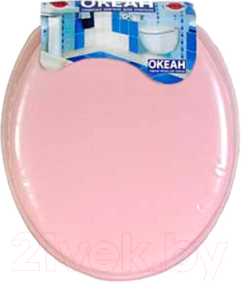 Сиденье для унитаза Europlast Океан 103-312-03 (мягкое, розовый)