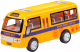Автобус игрушечный Полесье Школьный инерционный со звуком и светом / 78971 - 