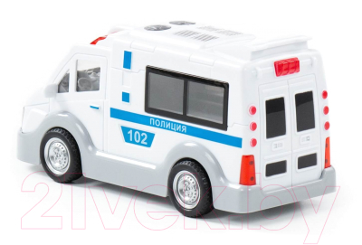 Фургон игрушечный Полесье Полиция со звуком и светом/ 79664 (инерционный)