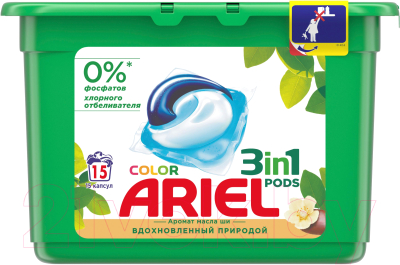 

Капсулы для стирки Ariel, Масло ши