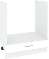 Шкаф под духовку Кортекс-мебель Корнелия Лира НШ60д (белый) - 