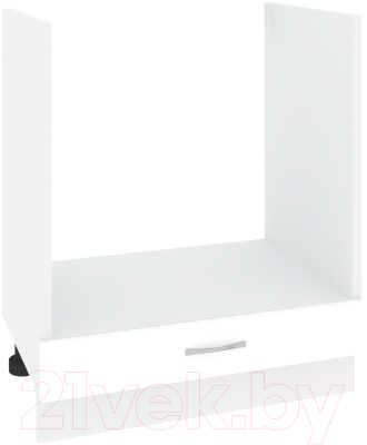 Шкаф под духовку Кортекс-мебель Корнелия Лира НШ60д (белый)