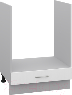 Шкаф под духовку Кортекс-мебель Корнелия Лира НШ60д (белый)
