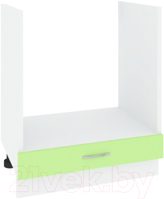 Шкаф под духовку Кортекс-мебель Корнелия Лира НШ60д (зеленый)