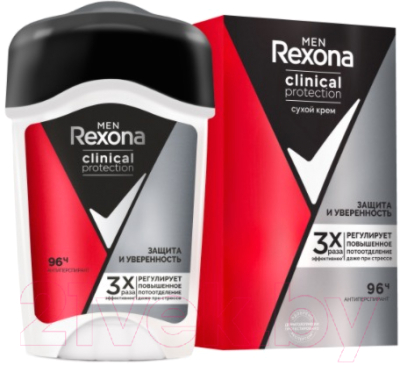 Антиперспирант-стик Rexona Men Clinical Protection защита и уверенность (45мл)