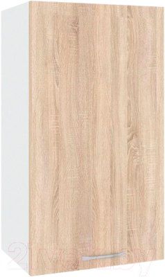 Шкаф навесной для кухни Кортекс-мебель Корнелия Лира ВШ40 (дуб сонома)