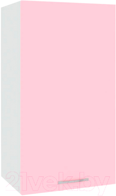 Шкаф навесной для кухни Кортекс-мебель Корнелия Лира ВШ40 (розовый)