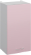 Шкаф навесной для кухни Кортекс-мебель Корнелия Лира ВШ40 (розовый) - 